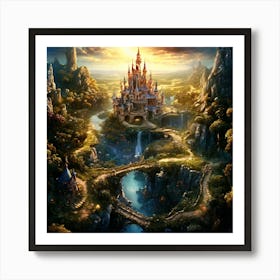 Disney'S Cinderella Castle Art Print