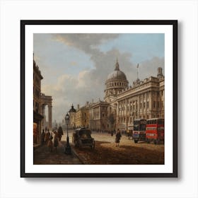 St Paul'S Square Art Print