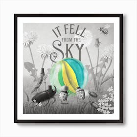 It Fell From The Sky Book Cover Art Print