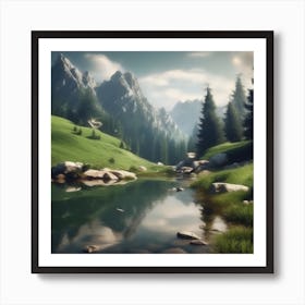 Landscape - Landscape Stock Videos & Royalty-Free Footage 7 Art Print