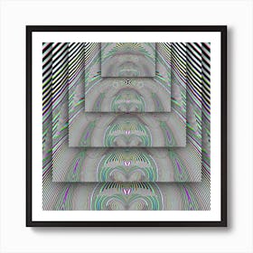 Illuminated Blocks Art Print