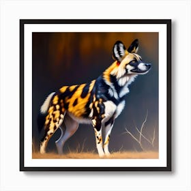 RARE WILD AFRICAN DOG Art Print