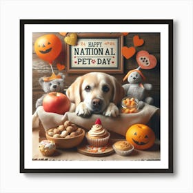 National Pet Day 4 Art Print