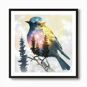 Bird In The Sky Art Print