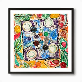 Summer Wine Matisse Style 7 Art Print