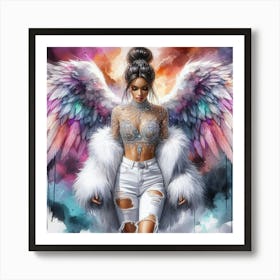 Angel Wings 44 Art Print
