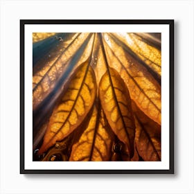 Firefly An Illustration Of Translucent Beautiful Autumn Leaves And Foliage 78207 Art Print