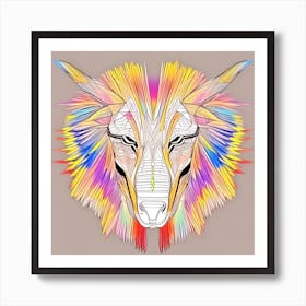 Goat Head Art Print