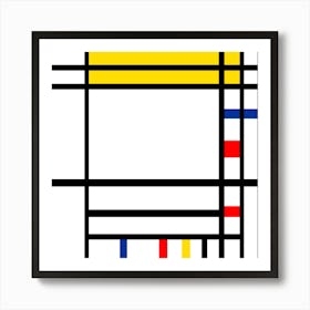 Mondrian 38 43 Sq Art Print