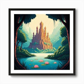 Majestic Castle Art Print