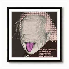 Portrait Albert Einstein · Infinite Art Print