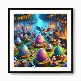 Little Dragon egg Art Print