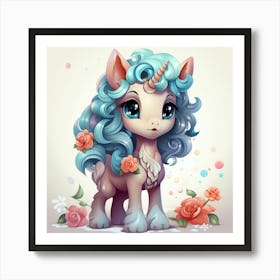 Little Unicorn 2 Art Print