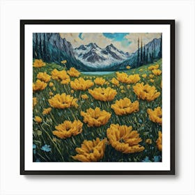 Yellow Poppies Art Print