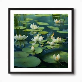 Water Lilies 1 Art Print