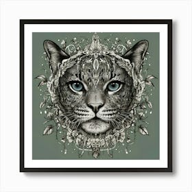 Lynx print Art Print