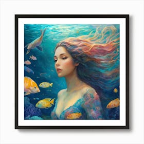 Mermaid 23 Art Print