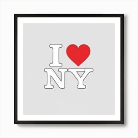 I Love New York 1 Art Print