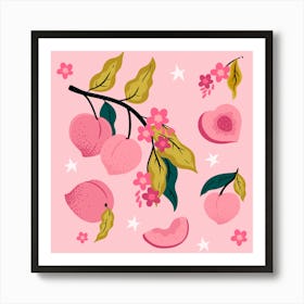 Peach Blossoms Poster