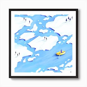 Ice Floes 2 Art Print