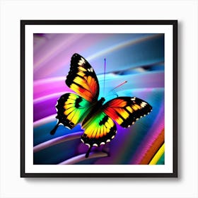 Colorful Butterfly 21 Art Print