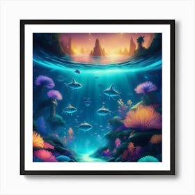 Under The Sea 9 Art Print