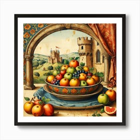 Fruit Bowl 2 Art Print