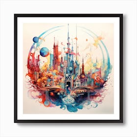 Cityscape 26 Art Print