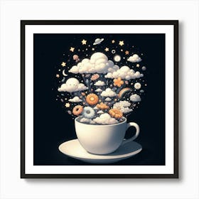 Tea Art 296 Art Print