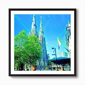 Eindhoven church Art Print