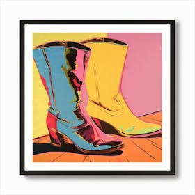 Boots Pop Art 2 Art Print