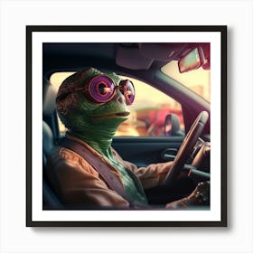 Alien Car 4 1 Art Print