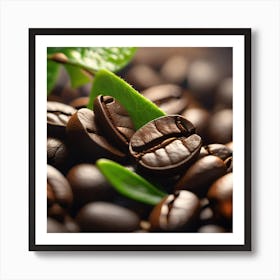 Coffee Beans 108 Art Print