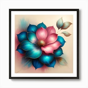 Flower Painting 6 Art Print