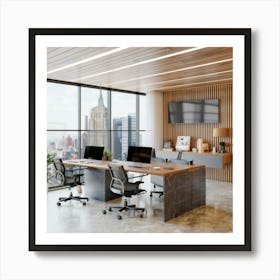 Modern Office 2 Art Print