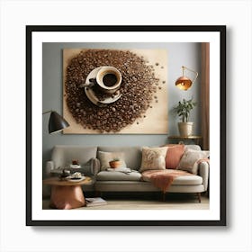 Coffee Beans Canvas Print Art Print