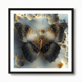 Abstract Butterfly Art Print