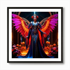 Angel Of The Night 3 Art Print