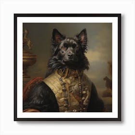 King'S Dog Art Print