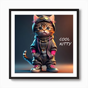 Kitty Cat Art Print