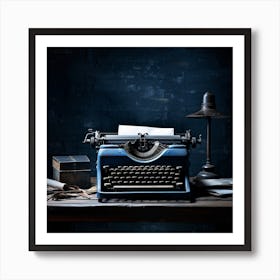 Old Typewriter 1 Art Print