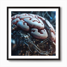 Artificial Brain 61 Art Print