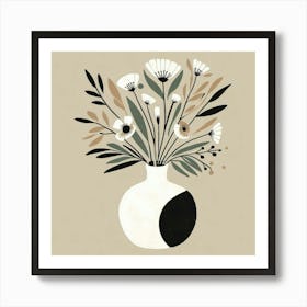 Flowers In A Vase Art Print