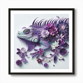 Iguana 3 Art Print