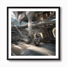 Space Station 91 Art Print