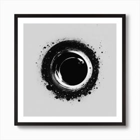 Black Hole Art Print