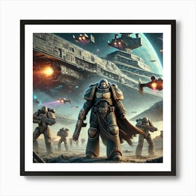 Grimblood Space Wolves Faction Art Print