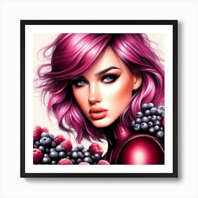 Portrait Artwork 103 Art Print