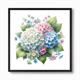 Hydrangeas Art Print