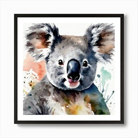 Koala Watercolor Art Print